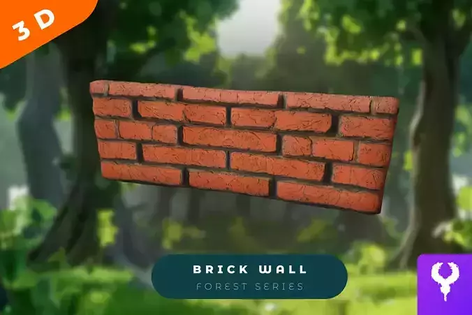 Cartoon Brick Wall