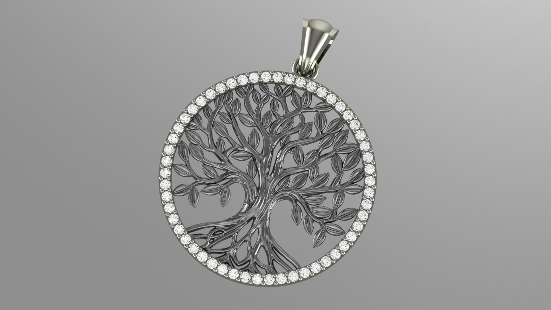 Tree of Life Necklace  New-1 3D print model_3