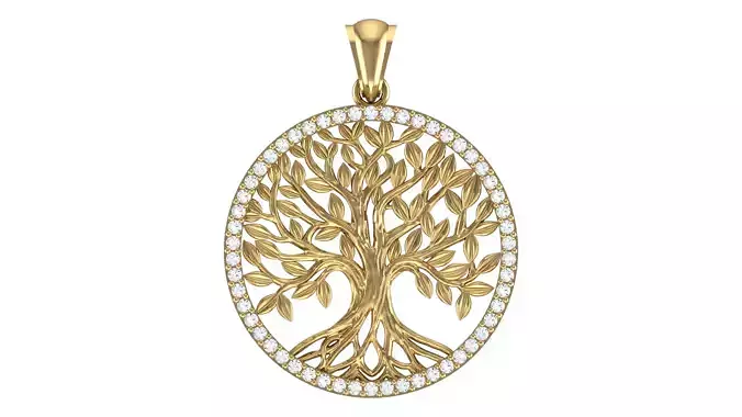 Tree of Life Necklace  New-1 3D print model