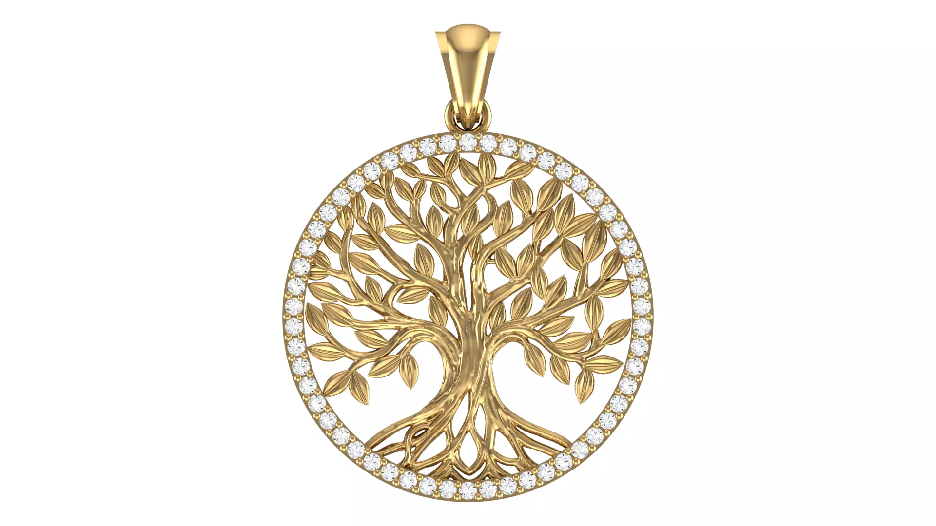 Tree of Life Necklace  New-1 3D print model_0