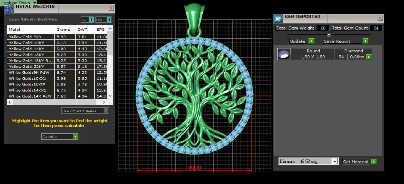 Tree of Life Necklace  New-1 3D print model_5