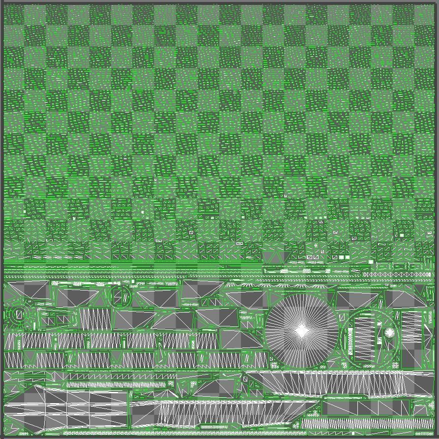 Lowpoly Space Station The Crown Game Ready Low-poly 3D model_7