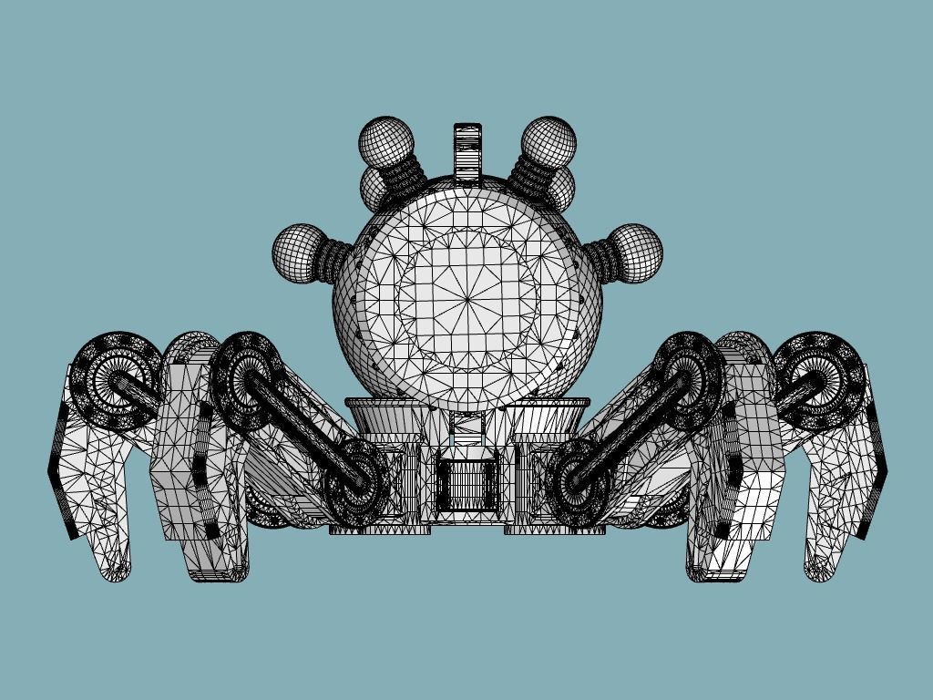 Eldritch Cannon Tabletop Miniature 3D print model_6