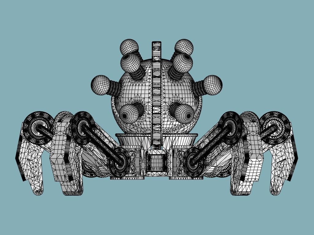 Eldritch Cannon Tabletop Miniature 3D print model_5