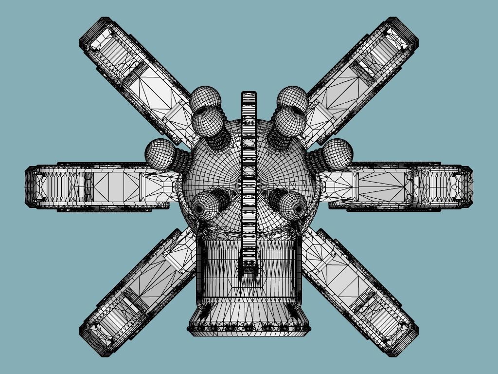 Eldritch Cannon Tabletop Miniature 3D print model_3