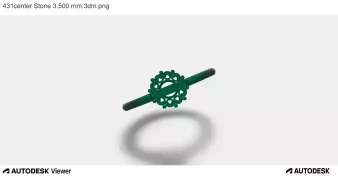 Women Ring With A Round Cut Center Stone