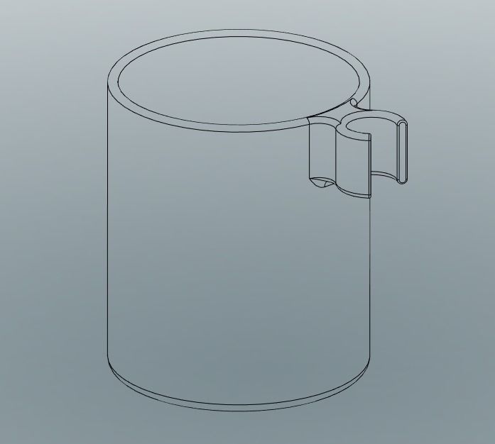 Beer holder for mic stand 3D print model_3