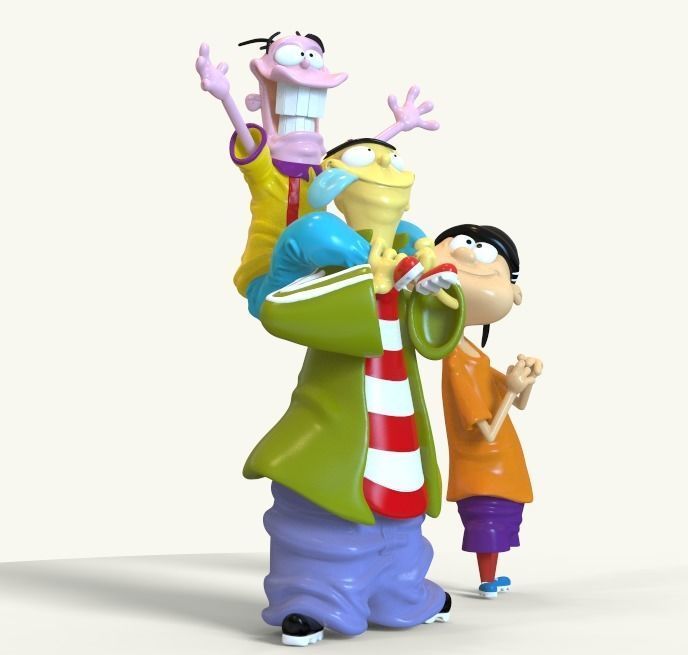 ED EDD AND EDDY FROM CARTOONNETWORK - PARTS AND COMPLETE 3D print model_7