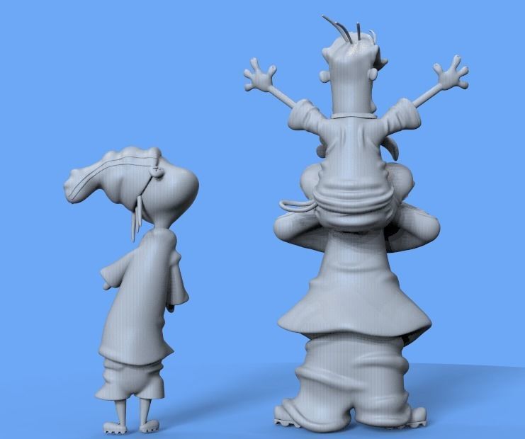 ED EDD AND EDDY FROM CARTOONNETWORK - PARTS AND COMPLETE 3D print model_14