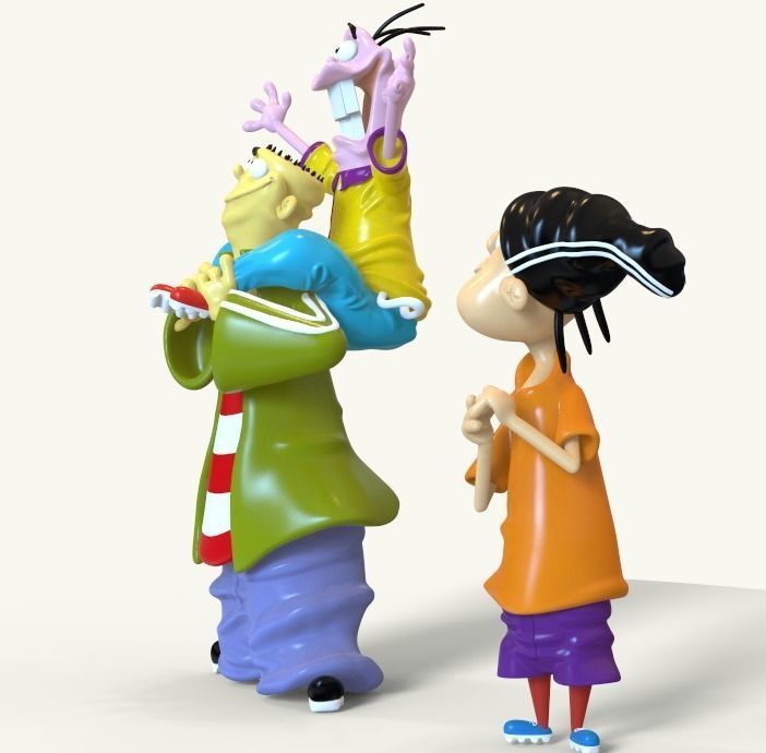 ED EDD AND EDDY FROM CARTOONNETWORK - PARTS AND COMPLETE 3D print model_2