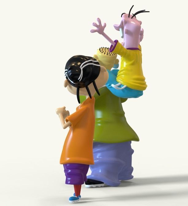 ED EDD AND EDDY FROM CARTOONNETWORK - PARTS AND COMPLETE 3D print model_4