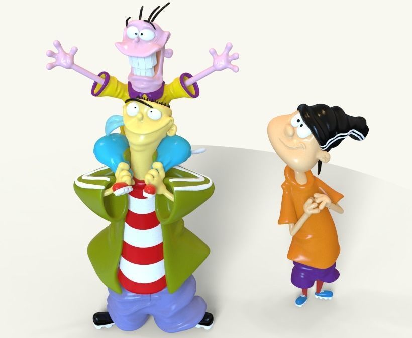 ED EDD AND EDDY FROM CARTOONNETWORK - PARTS AND COMPLETE 3D print model_8