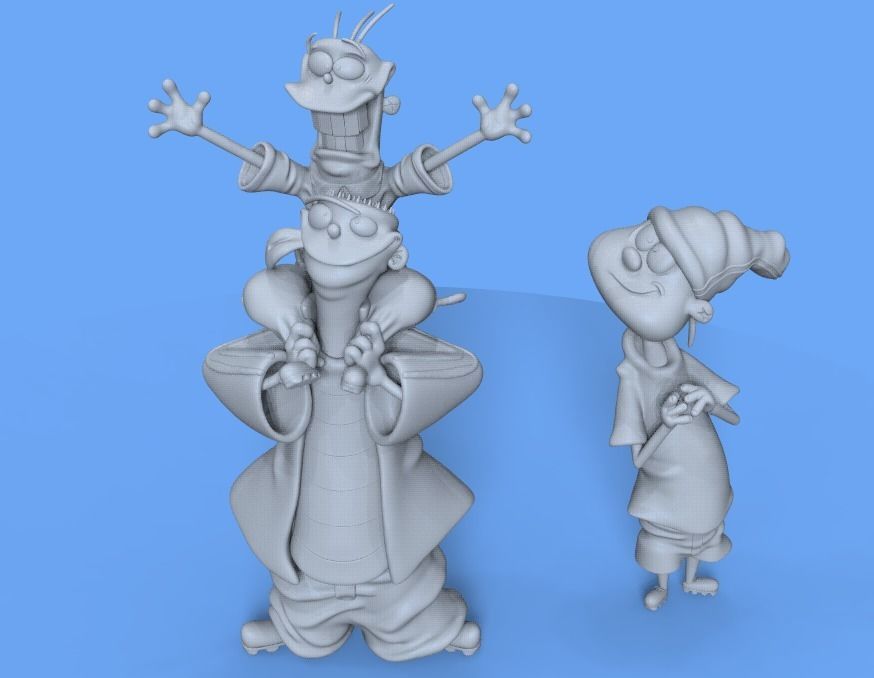 ED EDD AND EDDY FROM CARTOONNETWORK - PARTS AND COMPLETE 3D print model_9