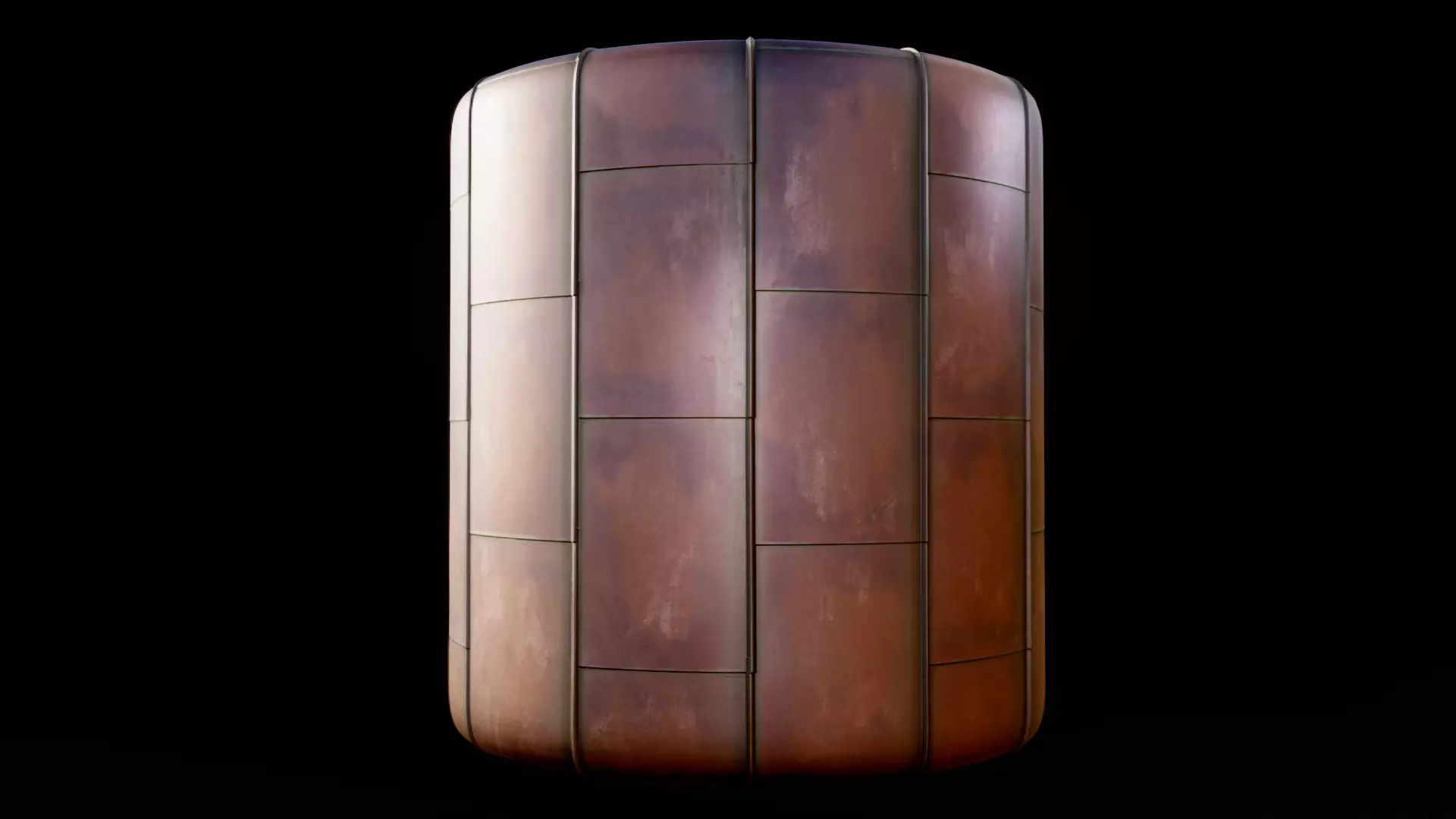 Seamless copper roof PBR material Texture_0