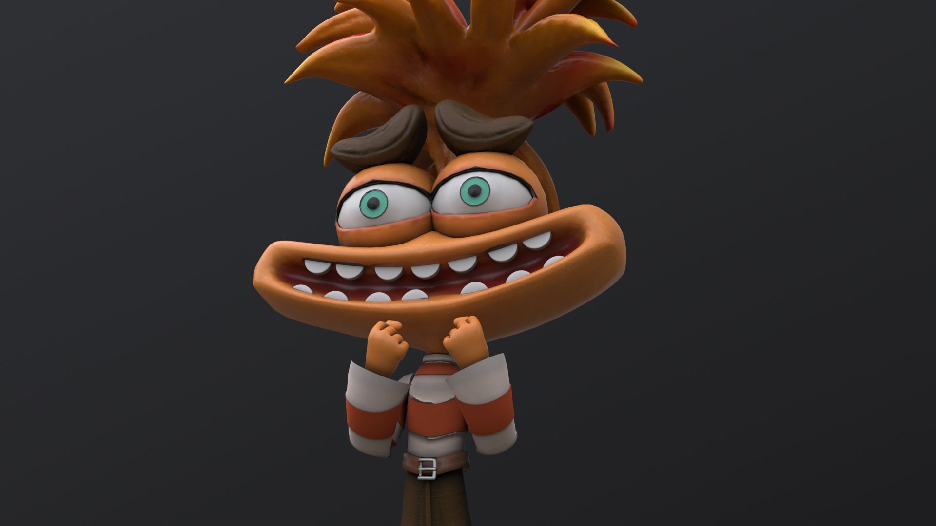 Anxiety from Inside Out Renderable 3D model_10