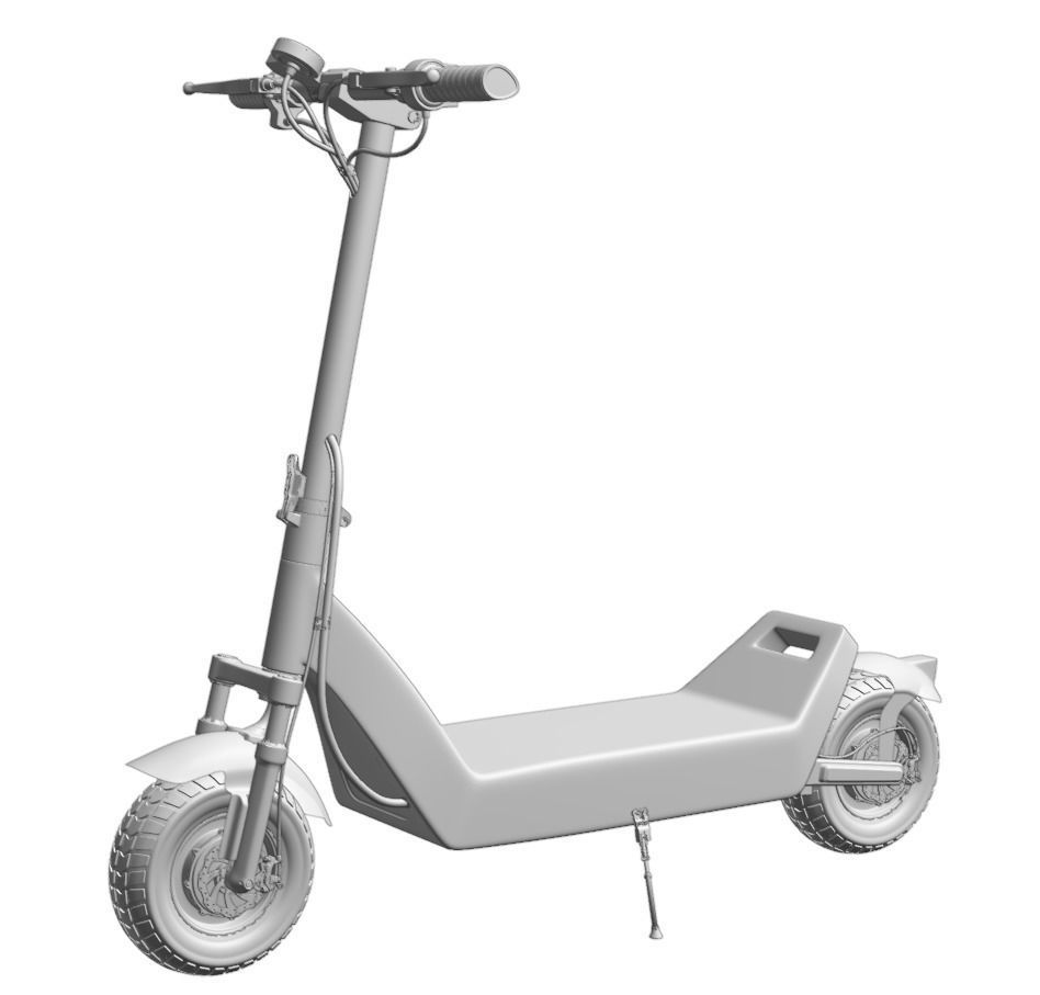 Electric Scooter 3D model_18