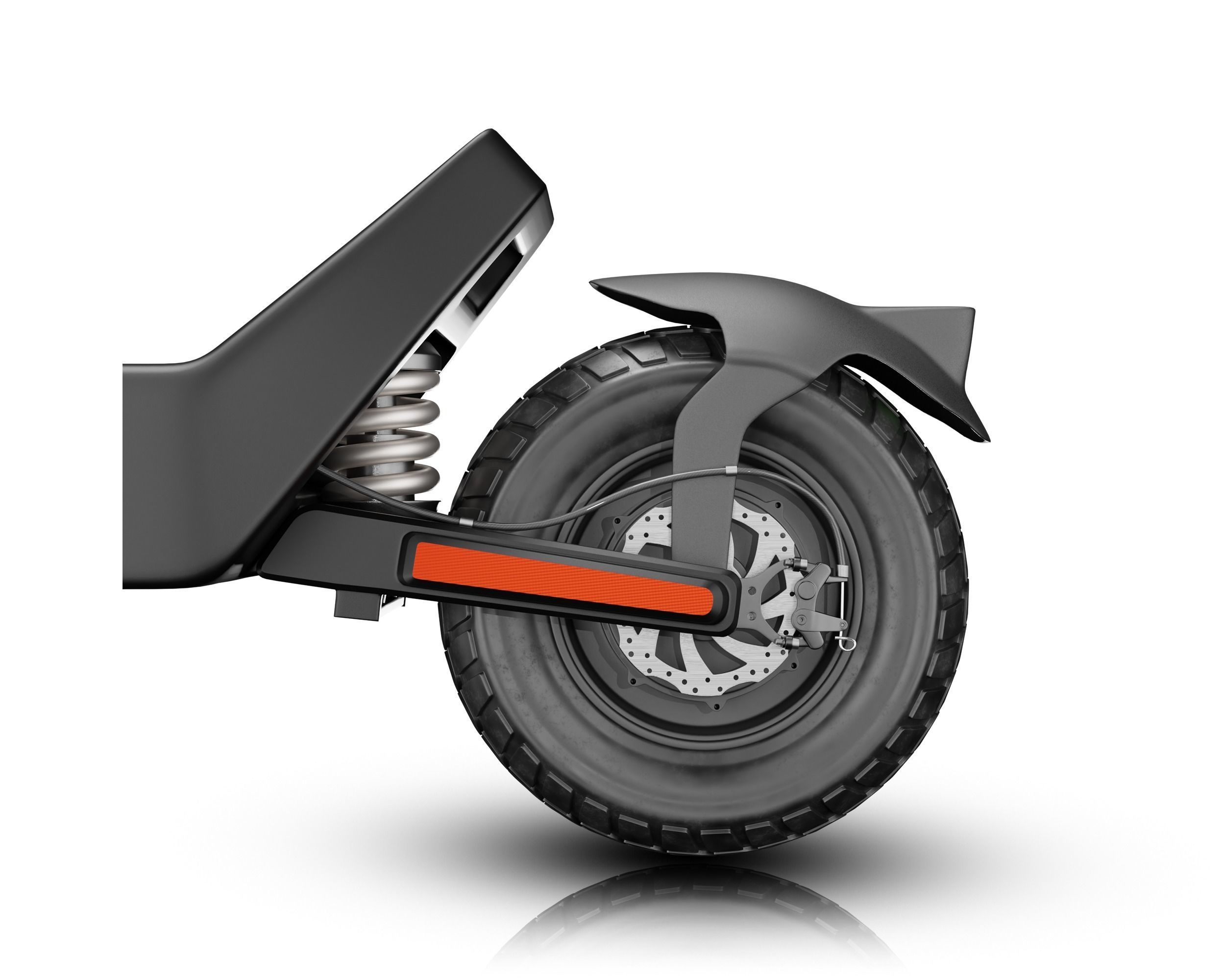 Electric Scooter 3D model_4