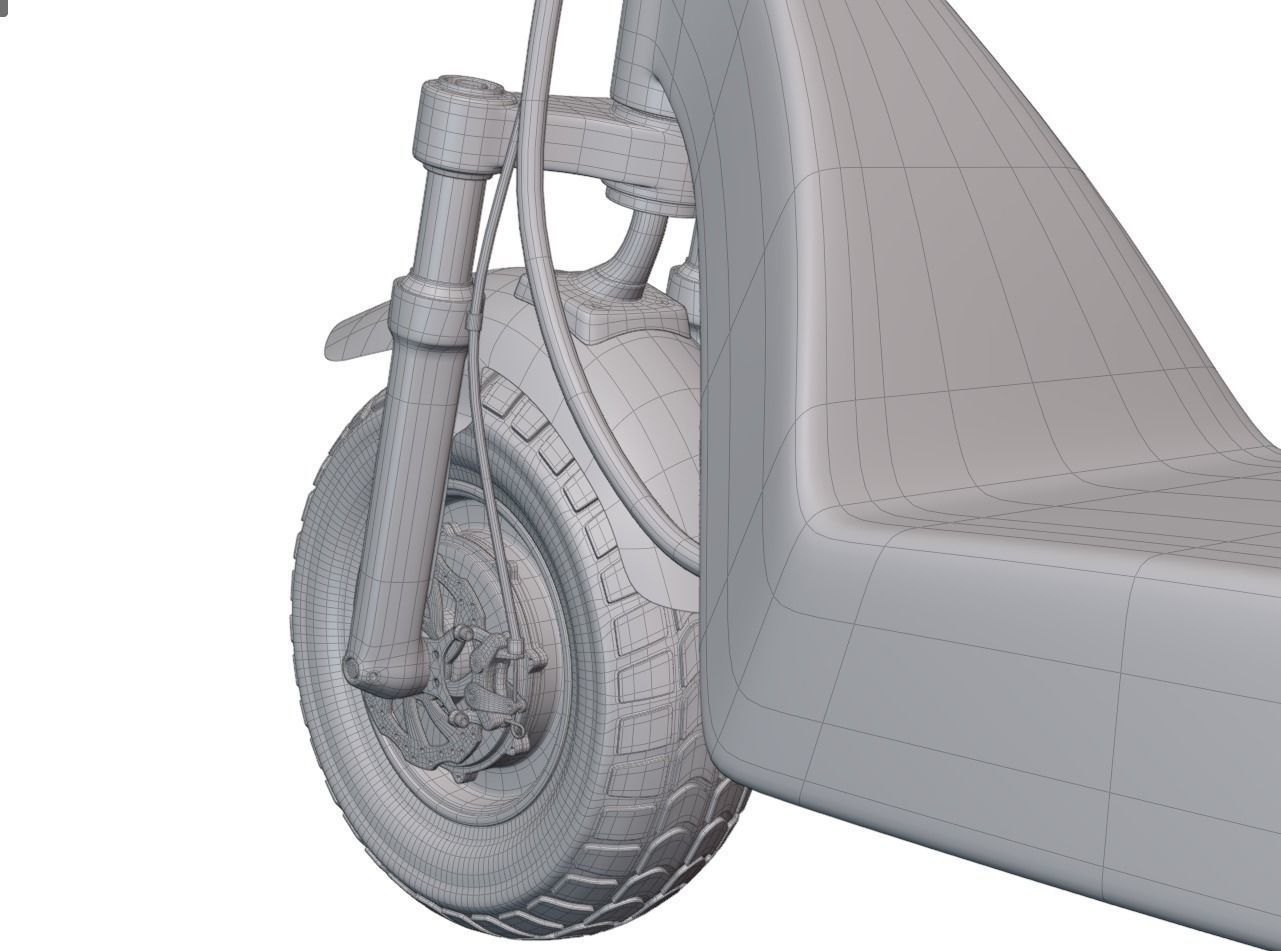 Electric Scooter 3D model_21