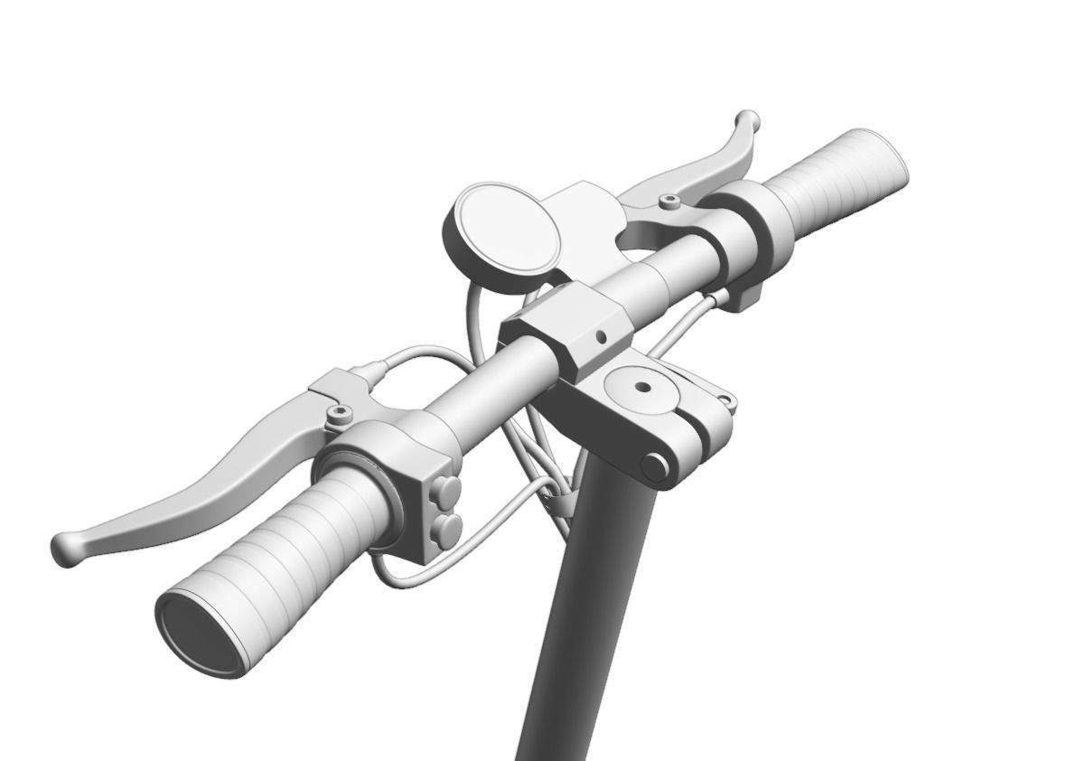 Electric Scooter 3D model_22