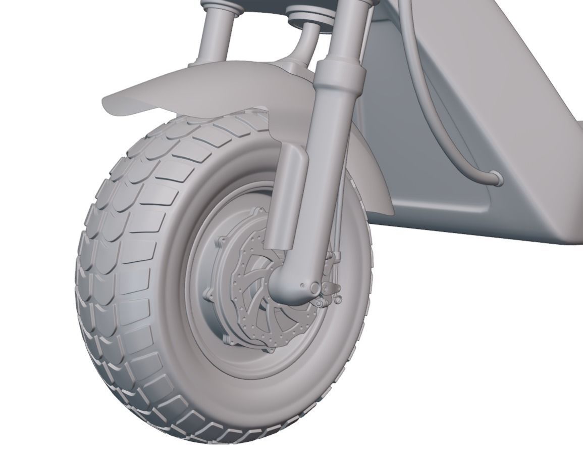 Electric Scooter 3D model_20