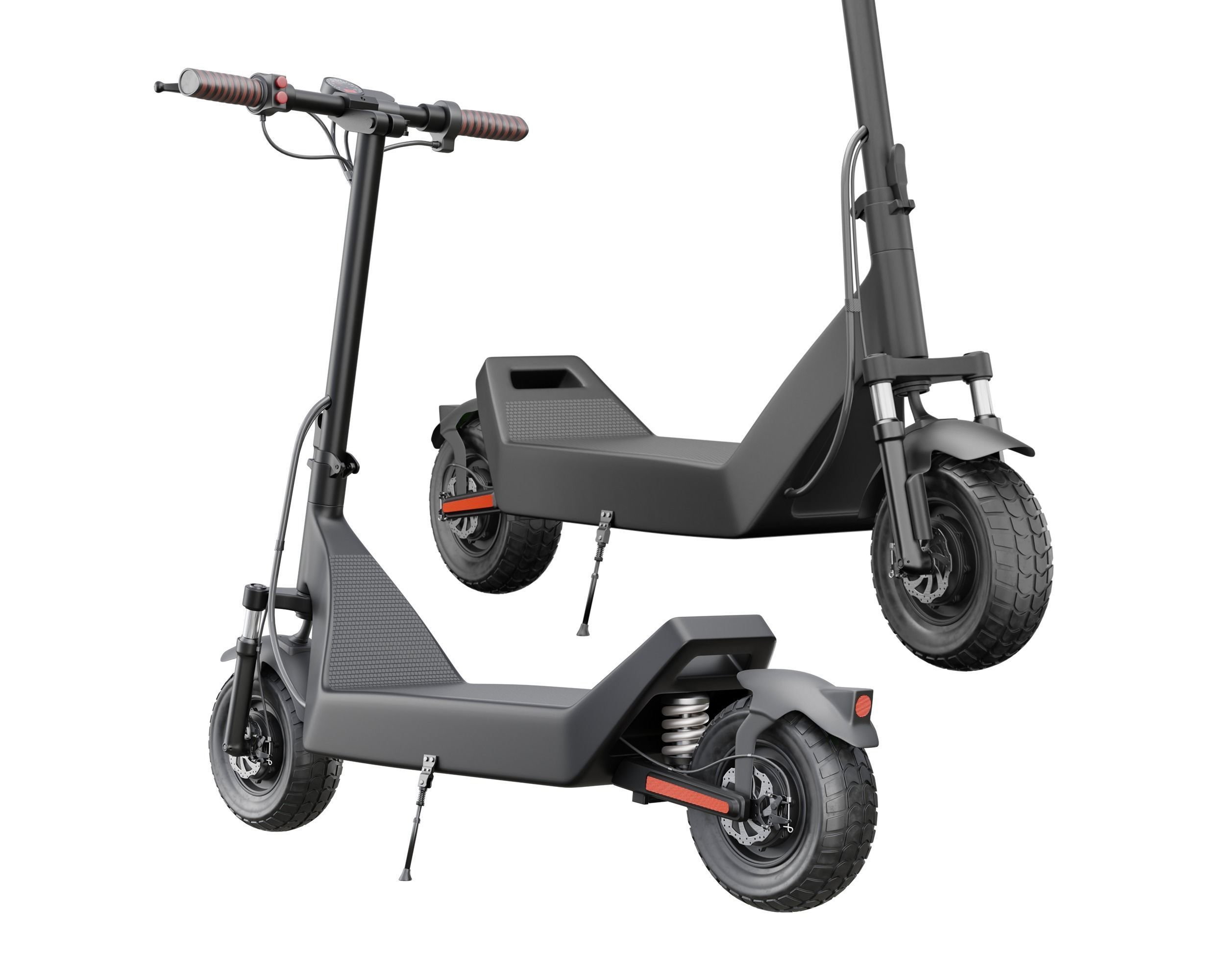 Electric Scooter 3D model_1