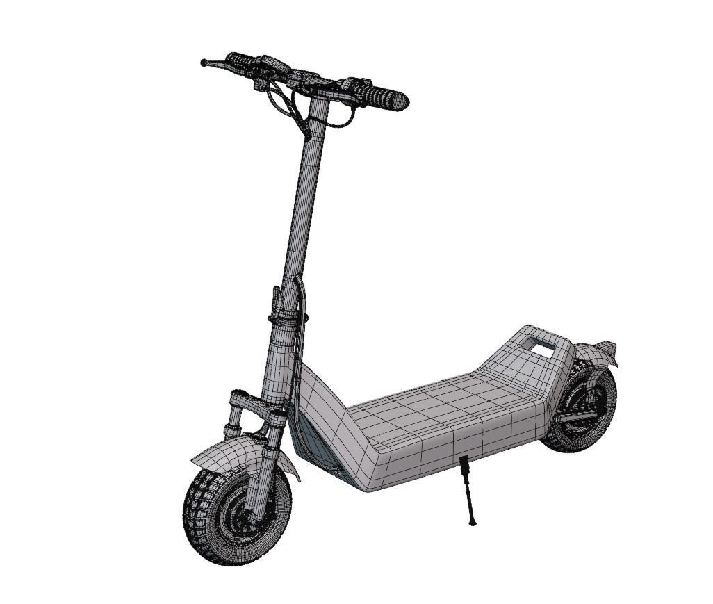 Electric Scooter 3D model_33