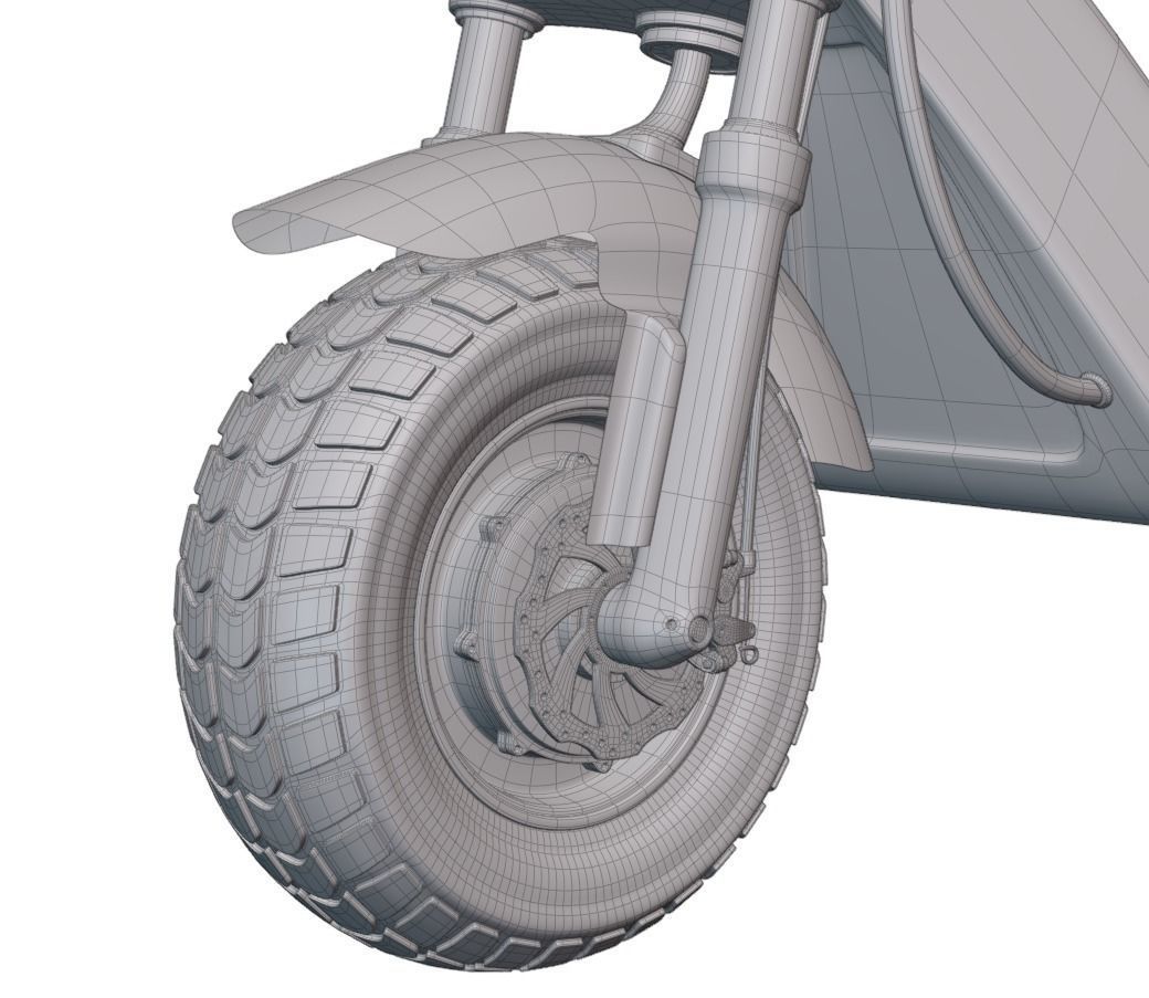 Electric Scooter 3D model_30