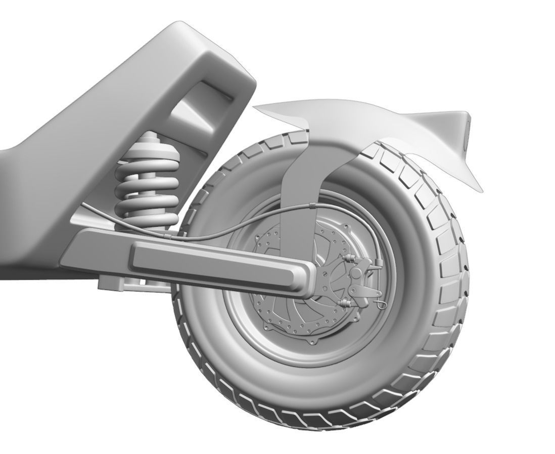 Electric Scooter 3D model_19