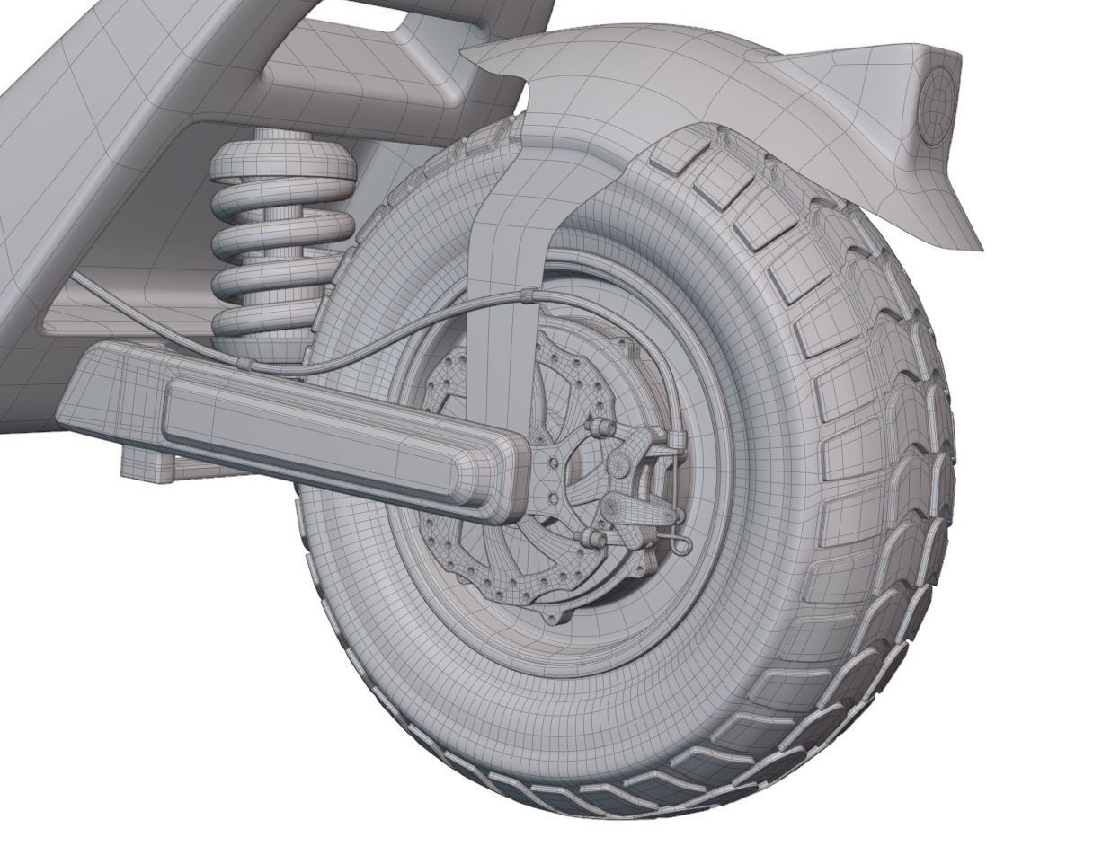 Electric Scooter 3D model_31