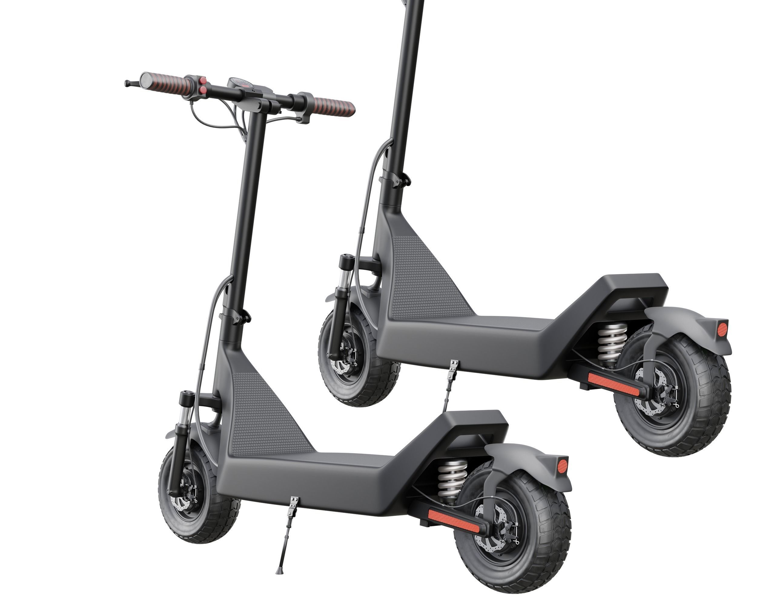 Electric Scooter 3D model_8