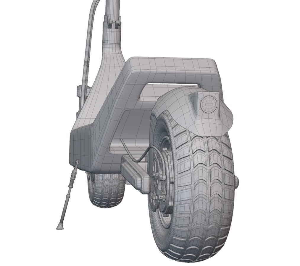 Electric Scooter 3D model_32