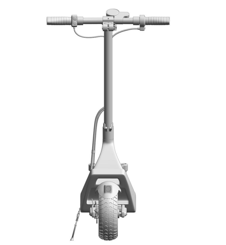 Electric Scooter 3D model_26