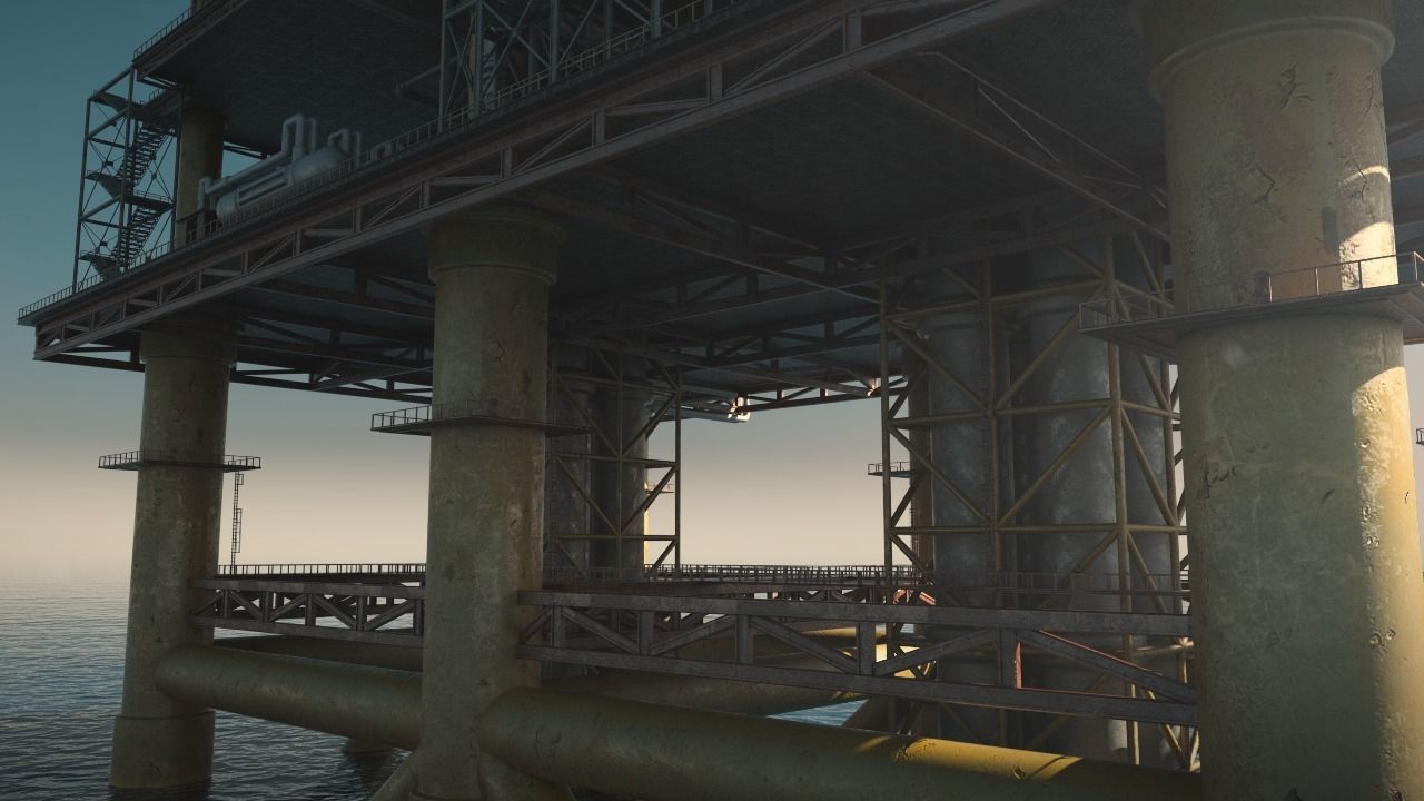 OILPLATFORM 3D model_4