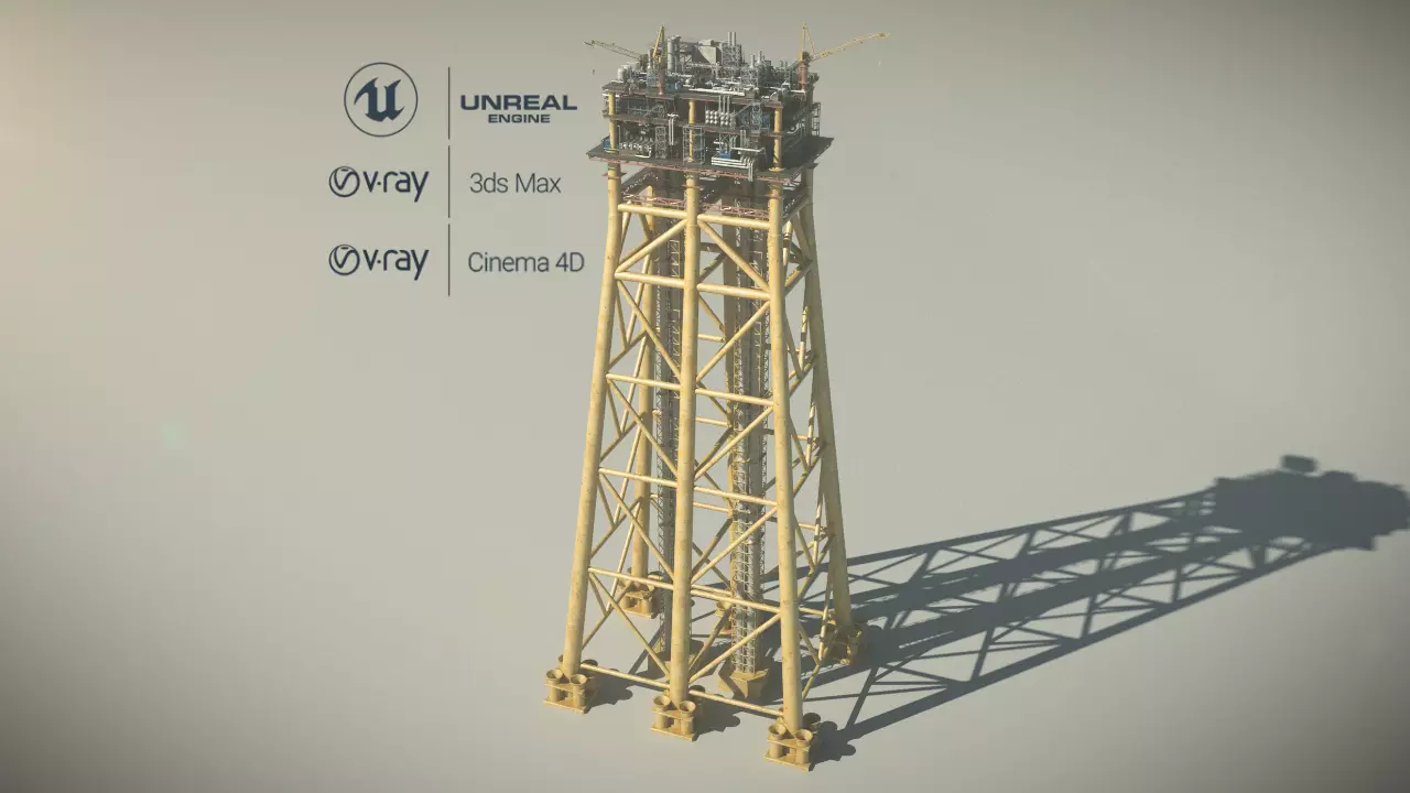 OILPLATFORM 3D model_0