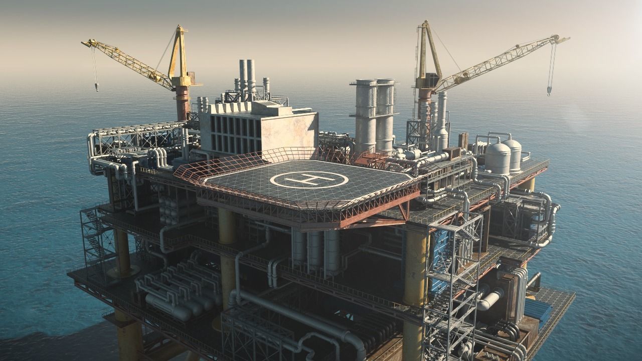 OILPLATFORM 3D model_9
