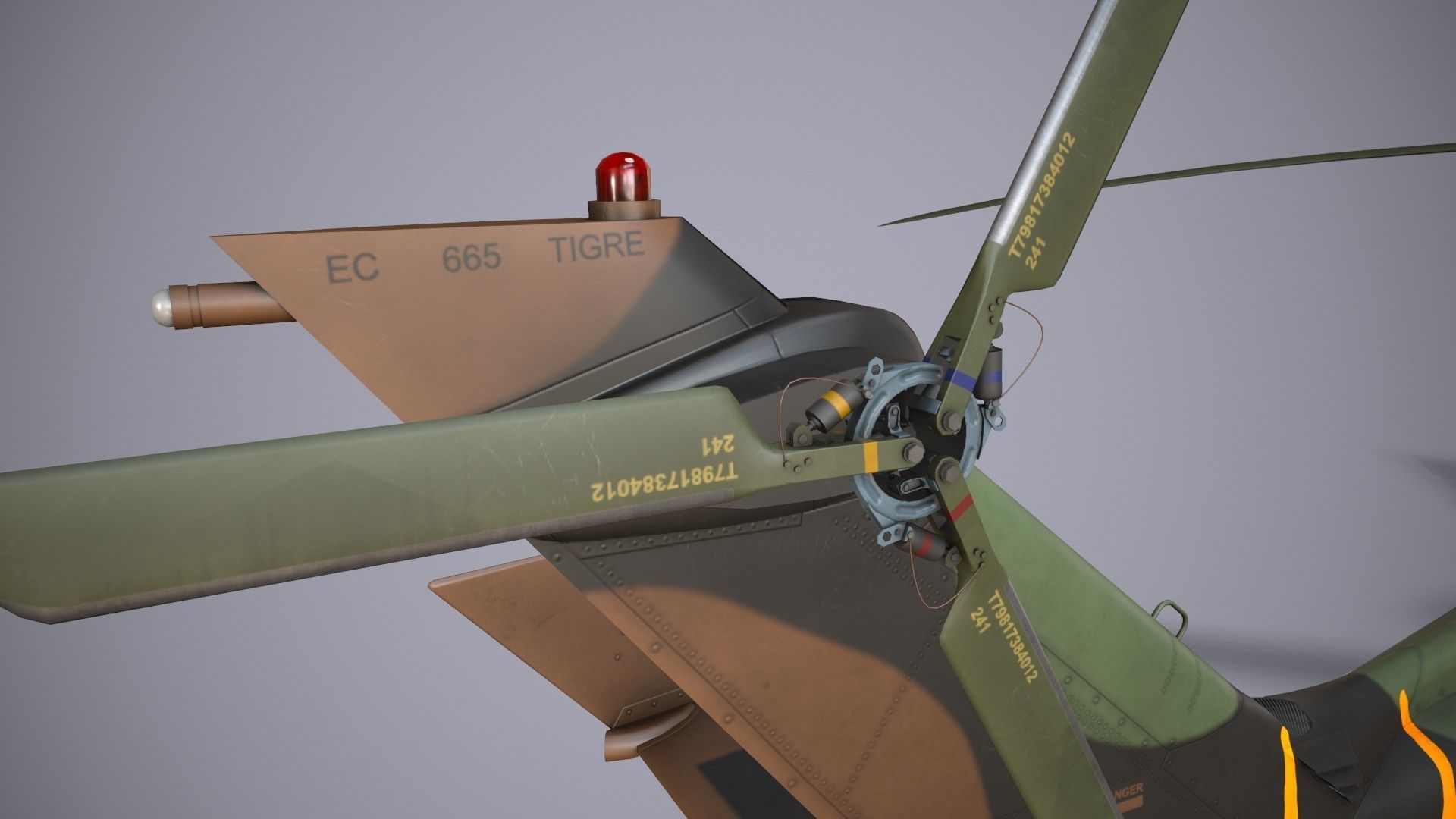 EC-665 Tiger HAD France 2 Basic Animation Low-poly 3D model_16