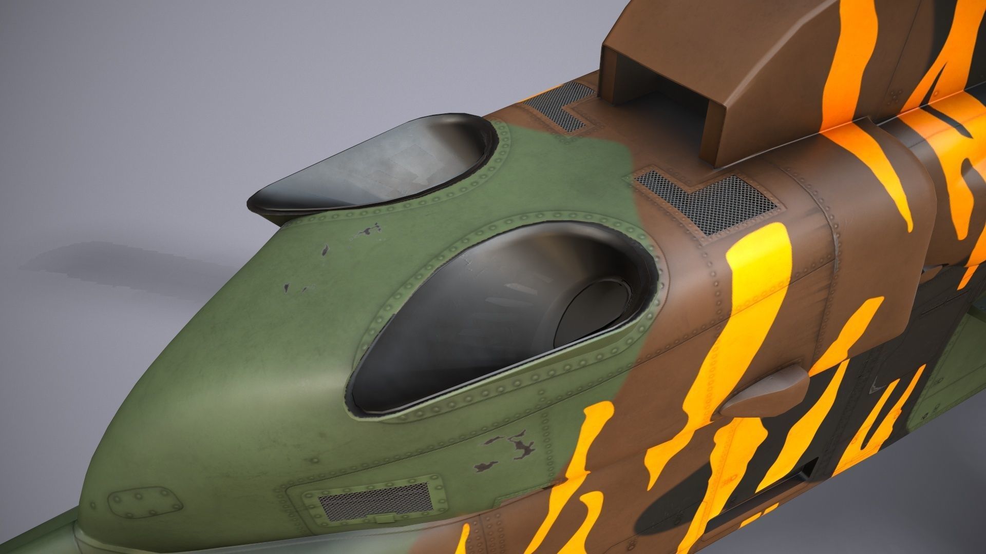 EC-665 Tiger HAD France 2 Basic Animation Low-poly 3D model_17