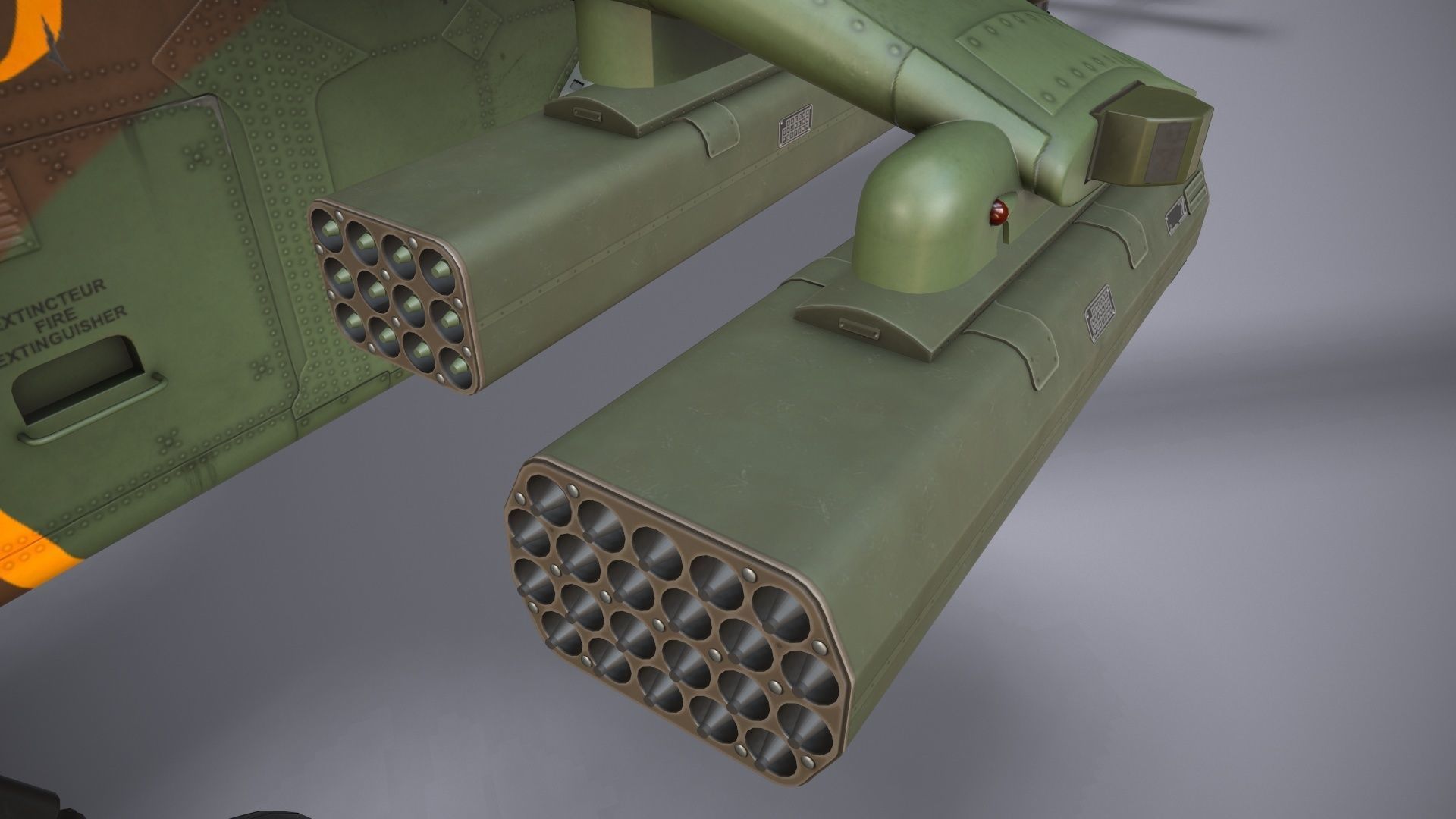 EC-665 Tiger HAD France 2 Basic Animation Low-poly 3D model_21