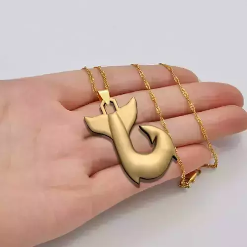 FISH HOOK PENDANT 3D print model