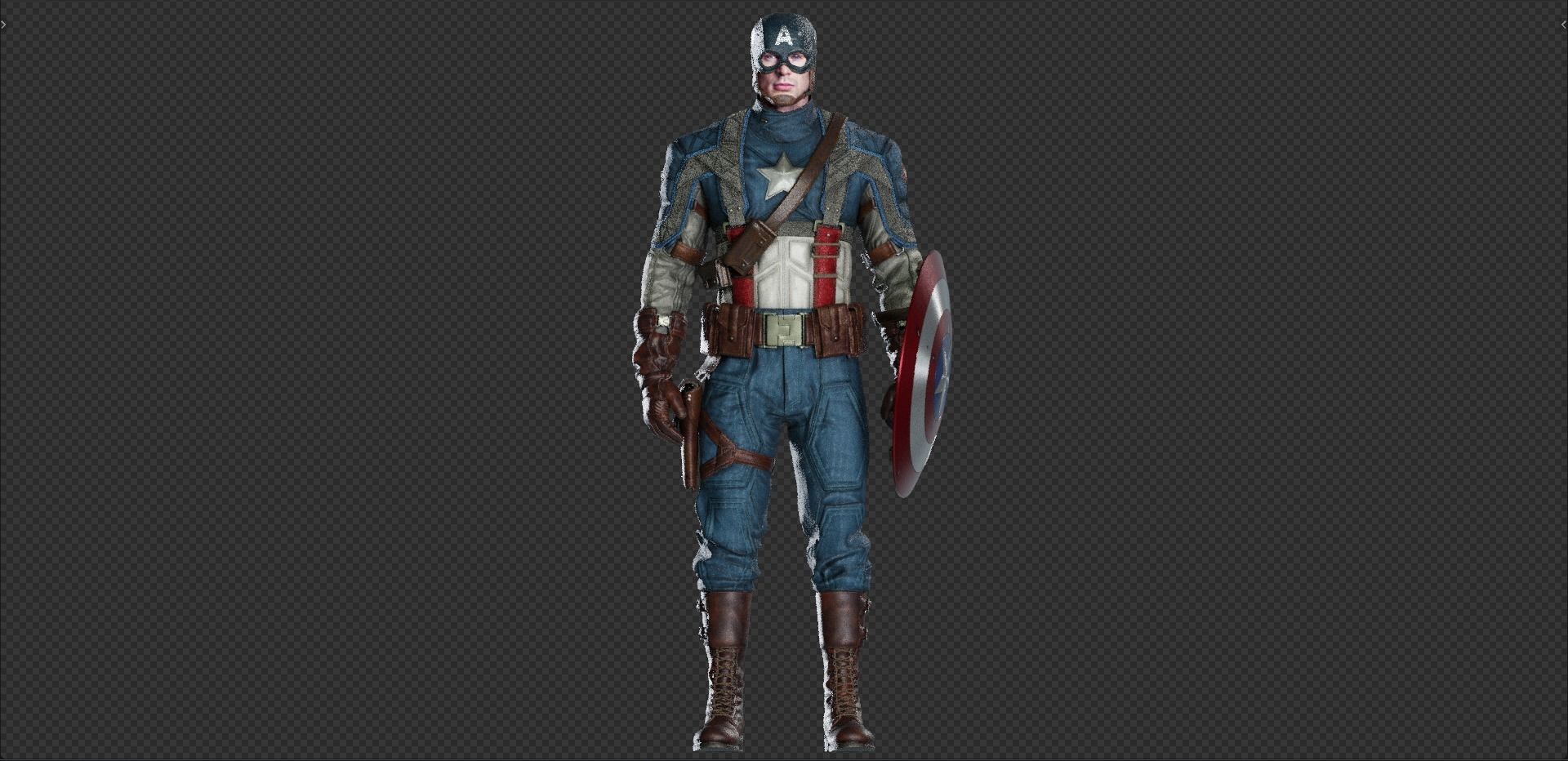 Captain America Steve Rogers from First Avenger 3D model_14