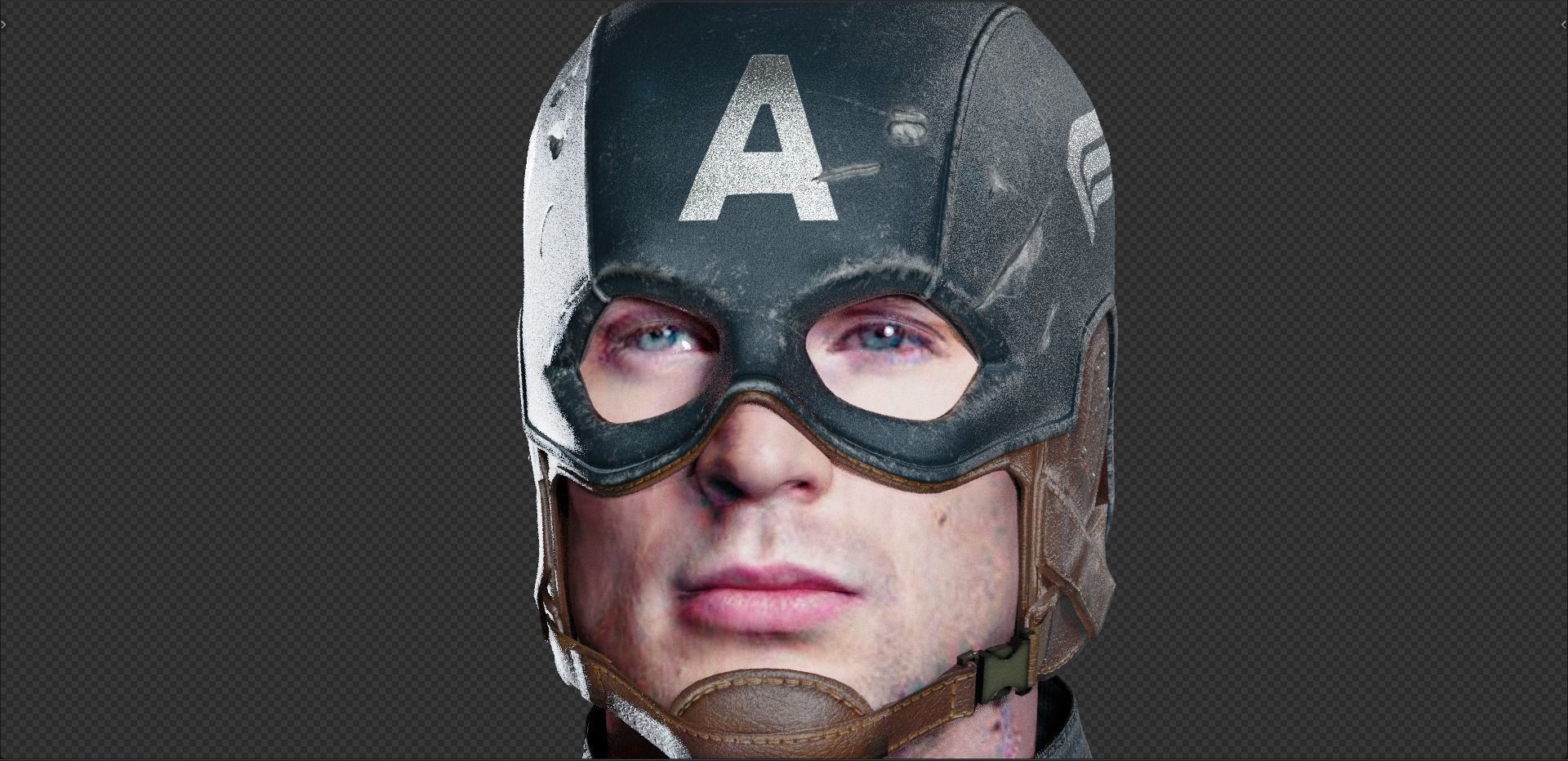 Captain America Steve Rogers from First Avenger 3D model_18