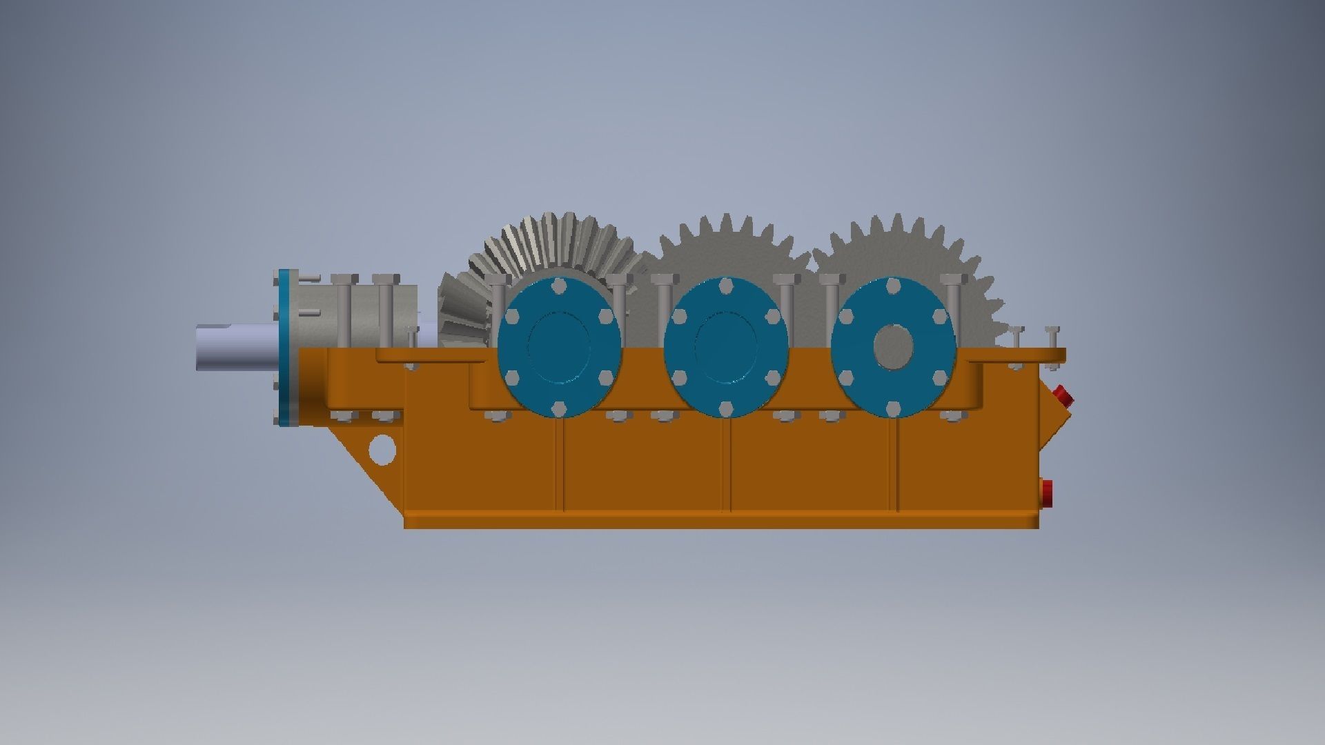 Speed Reducer Gearbox 3D model_4