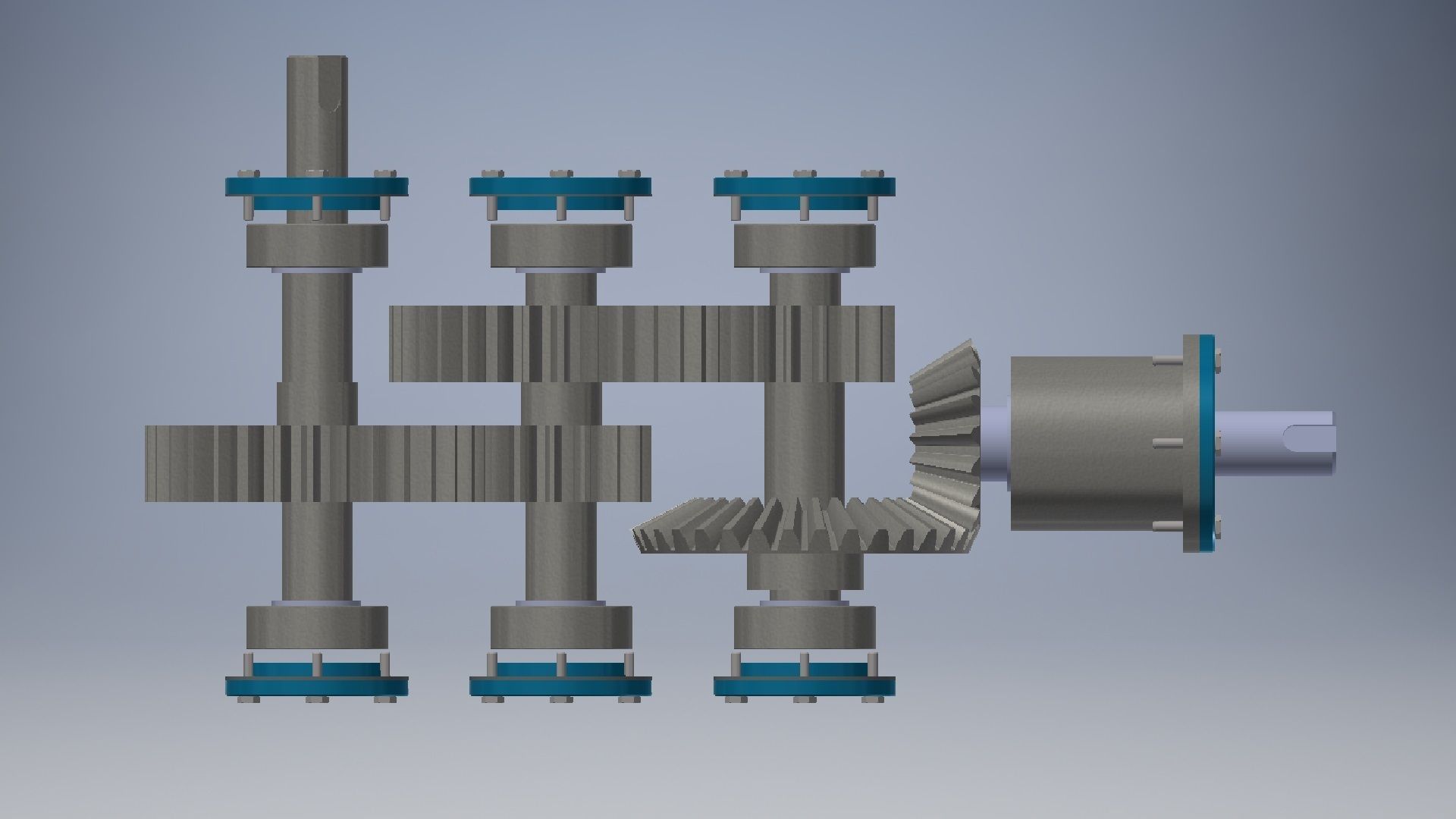 Speed Reducer Gearbox 3D model_15
