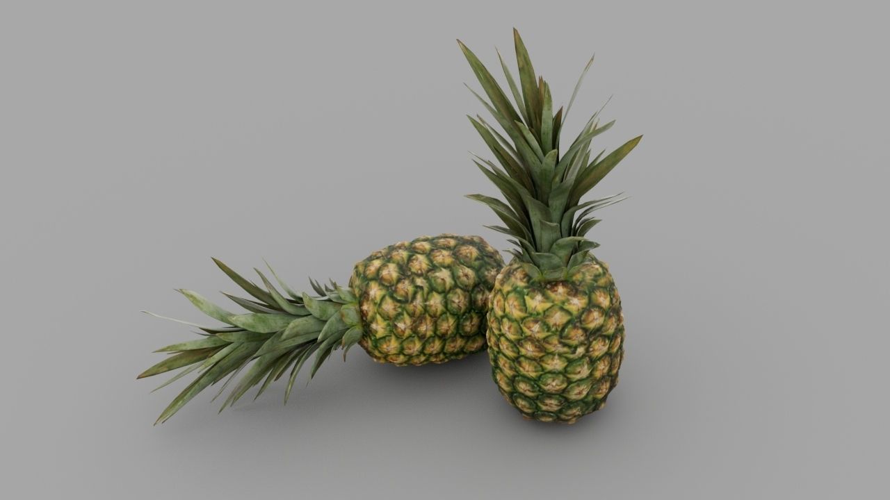 Pineapple 3D model_1