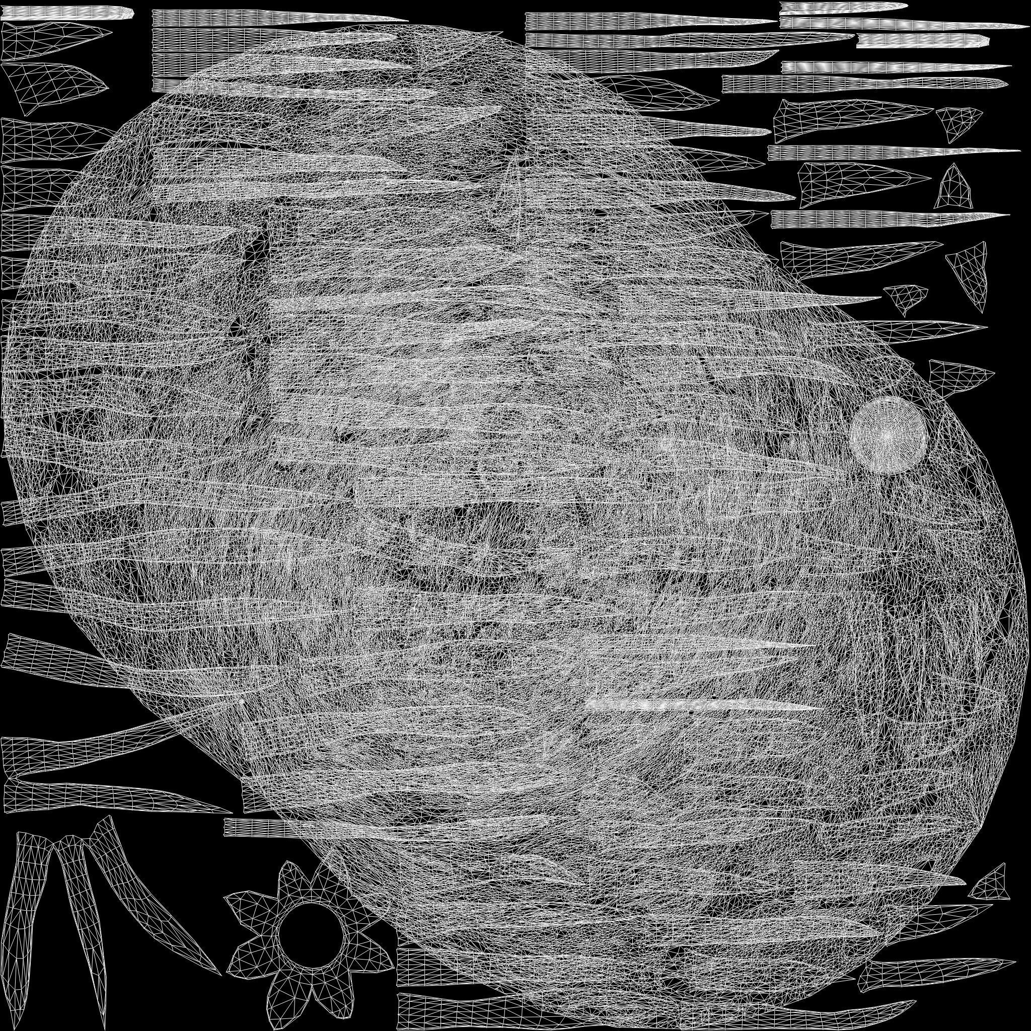 Pineapple 3D model_4