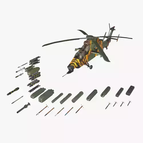 EC-665 Tiger HAD France 2 Static 3D model