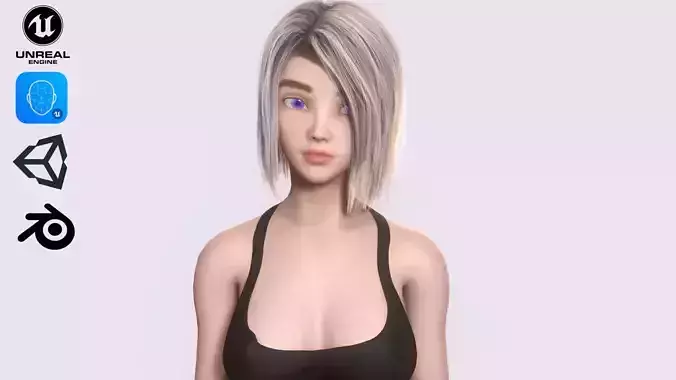 GAME READY FEMALE CHARACTER ELLAH