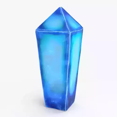 Magic Crystal v2 Low-poly 3D model