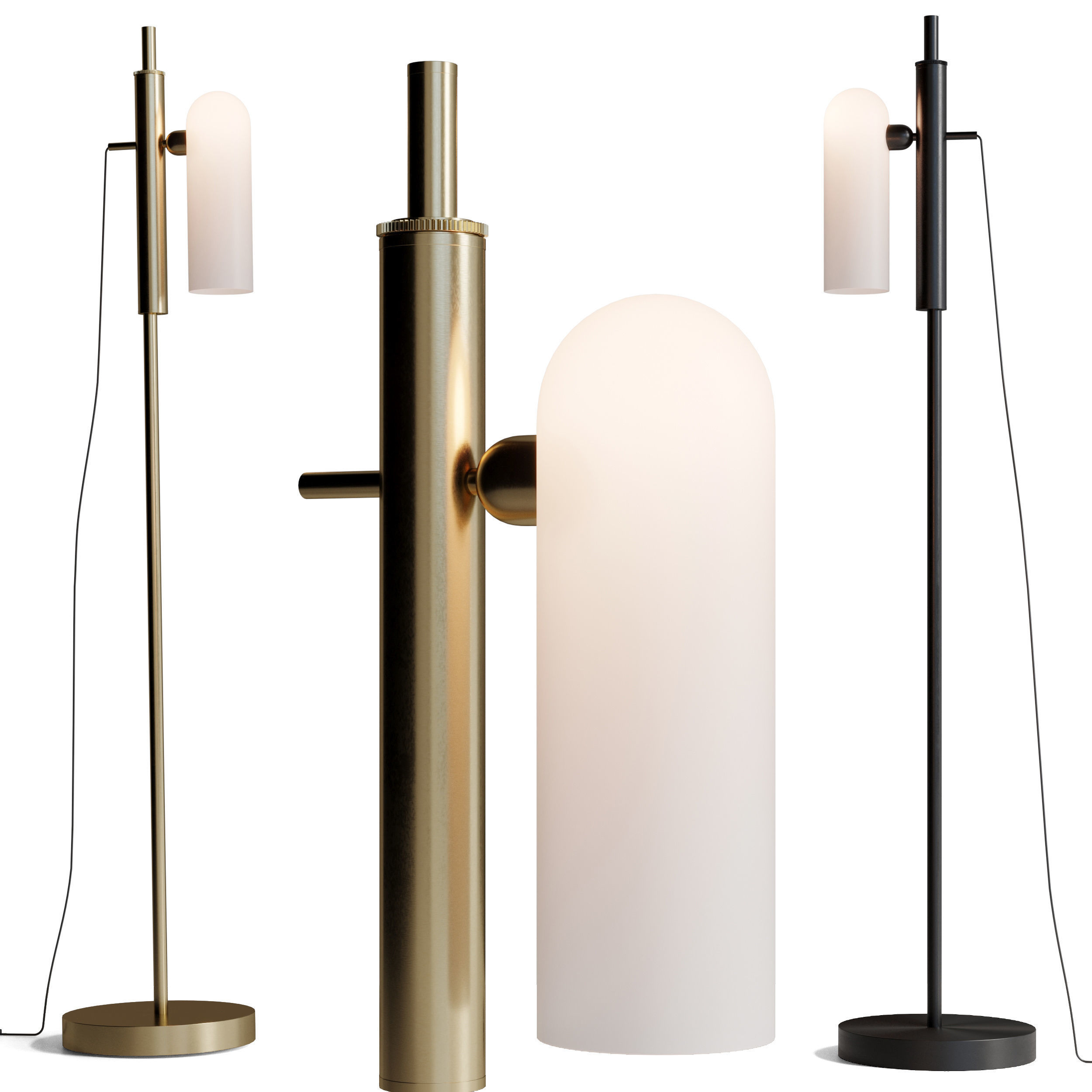 SCHWUNG ODYSSEY 1 FLOOR LAMP Low-poly 3D model_1