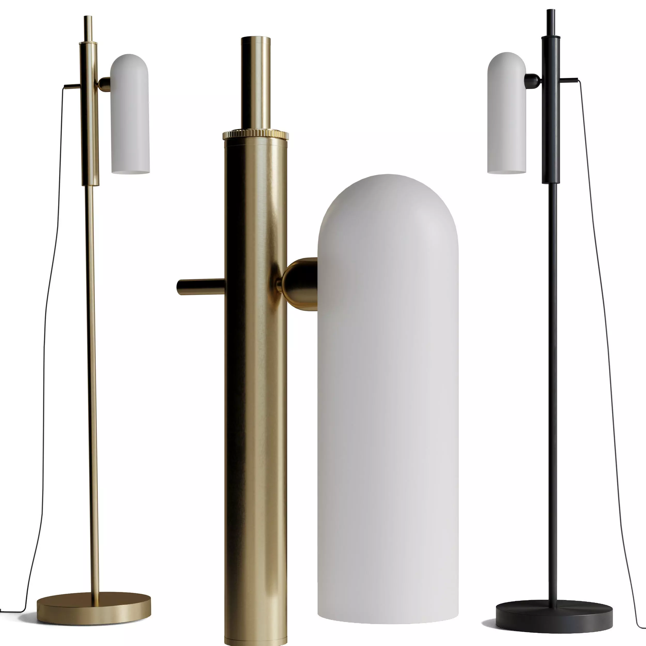SCHWUNG ODYSSEY 1 FLOOR LAMP Low-poly 3D model_0